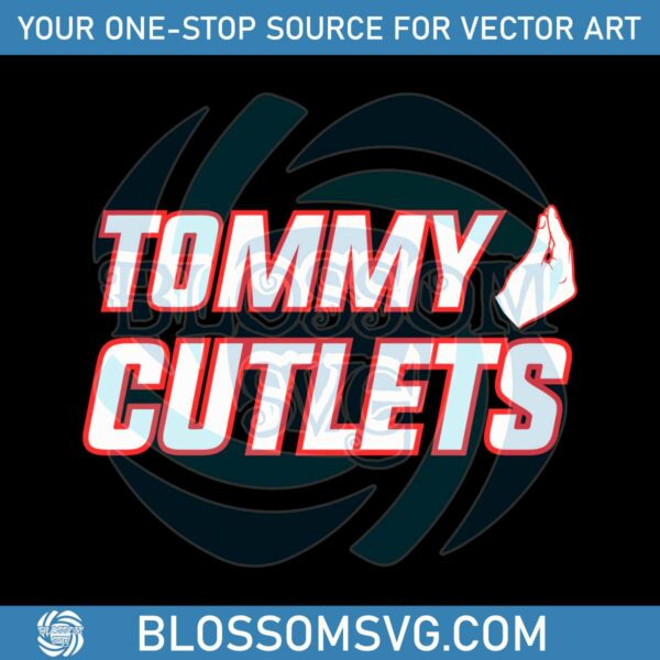 Retro New York Football Tommy Cutlets SVG