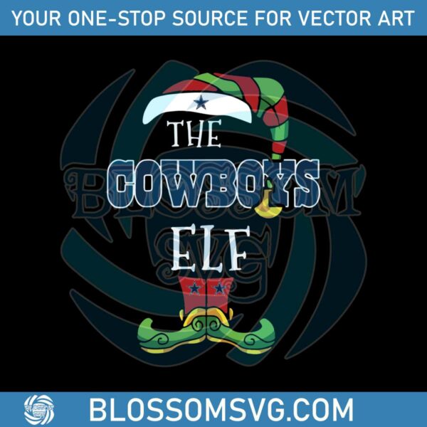 The Cowboys ELF Christmas SVG