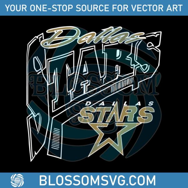 vintage-dallas-stars-hockey-svg-digital-download