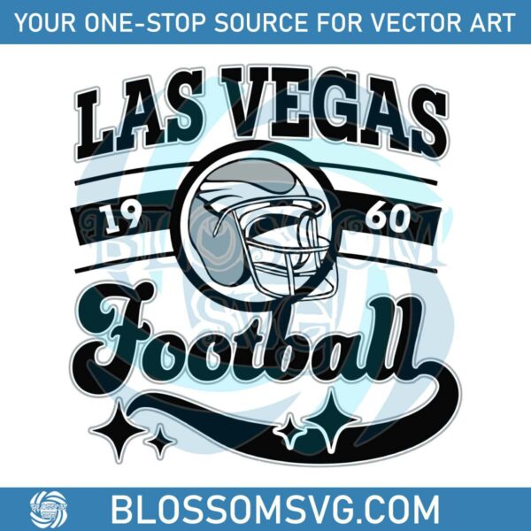 Las Vegas Football Helmet 1960 SVG