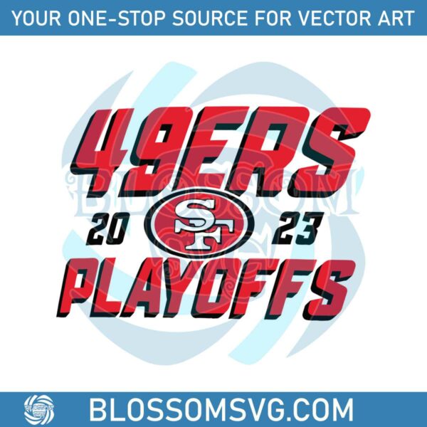 san-francisco-49ers-2023-nfl-playoffs-svg