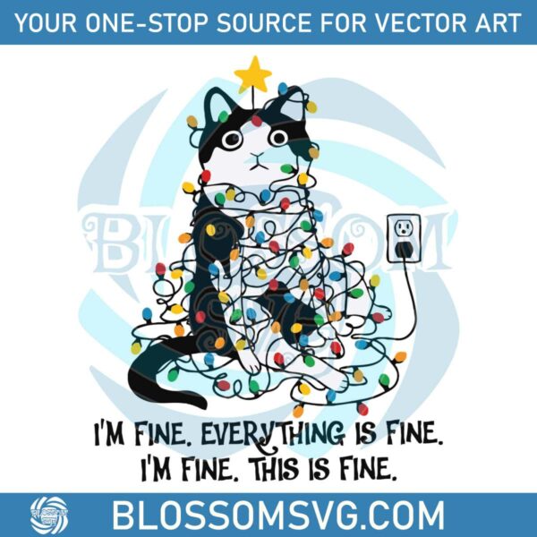 christmas-cat-im-fine-everything-is-fine-svg