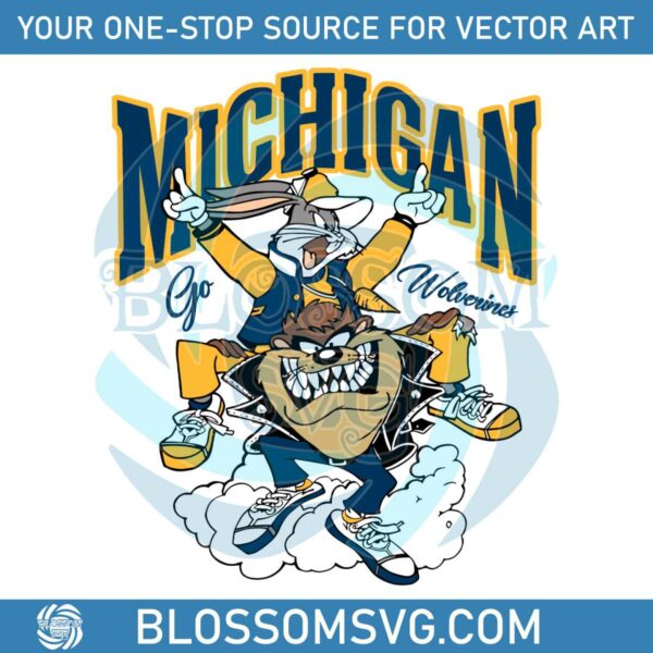 funny-looney-tunes-michigan-go-wolverines-svg