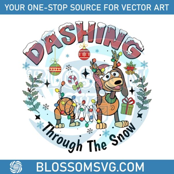 dashing-through-the-snow-slinky-dog-svg