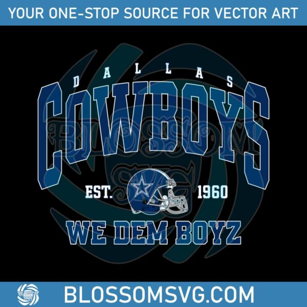 Dallas Cowboys 1960 We Dem Boyz SVG