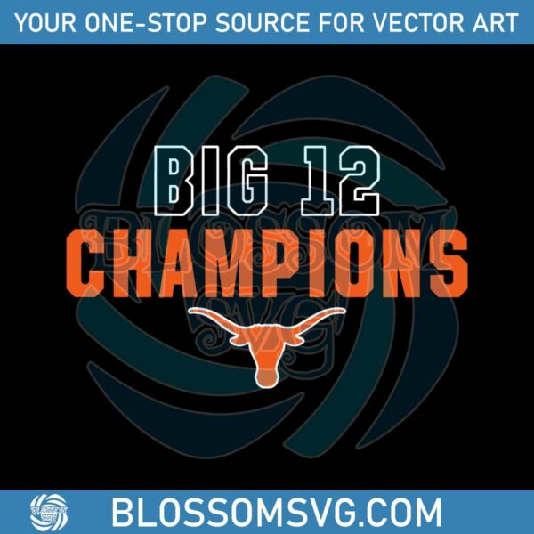 big-12-chmapions-texas-longhorn-ncaa-svg