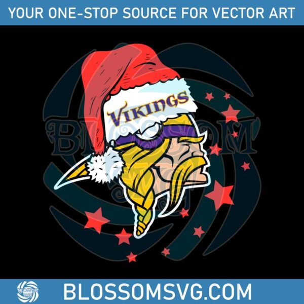 minnesota-vikings-santa-hat-christmas-svg