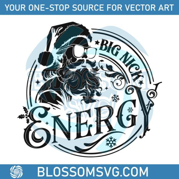 Big Nick Energy Retro Christmas SVG