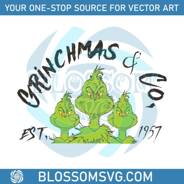 funny-grinchmas-and-co-est-1957-svg