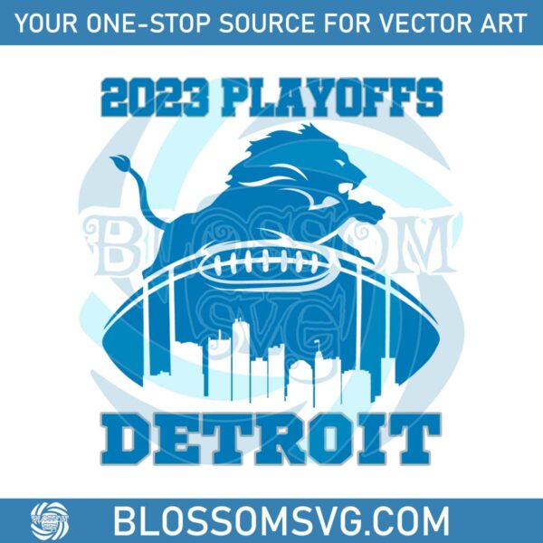 football-detroit-2023-nfl-playoffs-svg