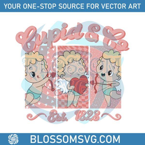 Valentines Cupid And Co Est 1823 SVG