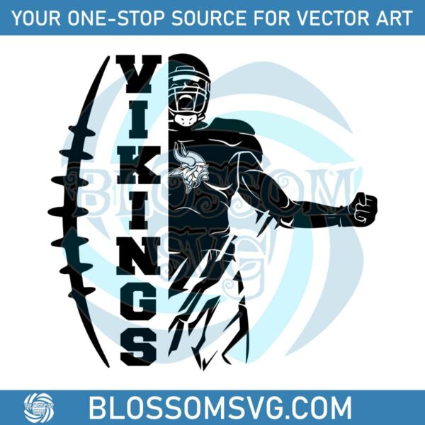 vikings-football-player-svg-digital-download
