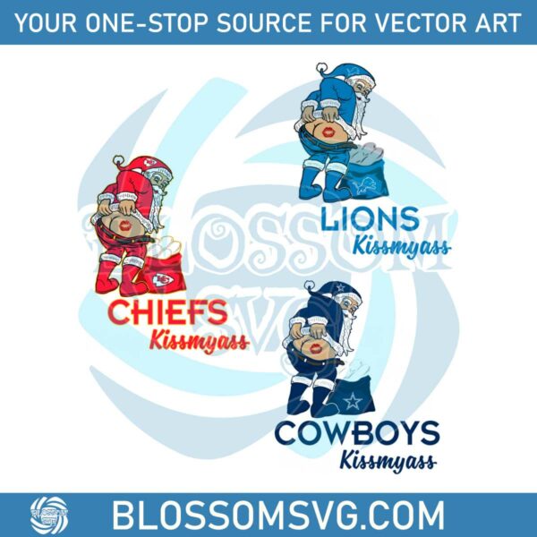 detroit-lions-chiefs-dallas-merry-kissmyass-svg-bundle
