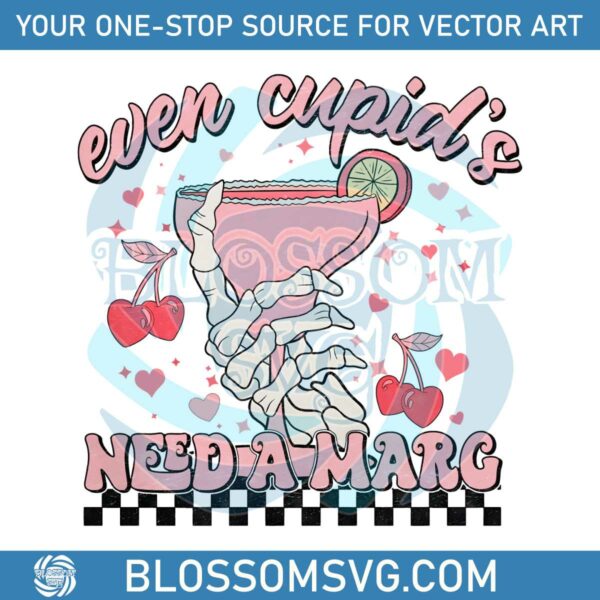 Even Cupids Need A Marg Skeleton Hand PNG