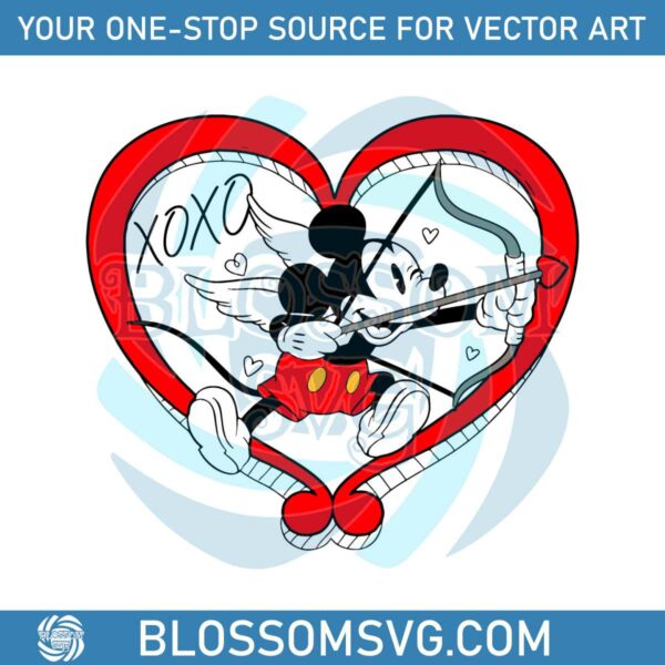 mouse-heart-valentine-mickey-xoxo-svg