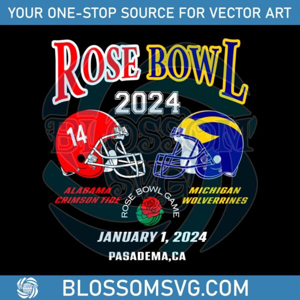 rose-bowl-2024-alabama-vs-michigan-football-svg
