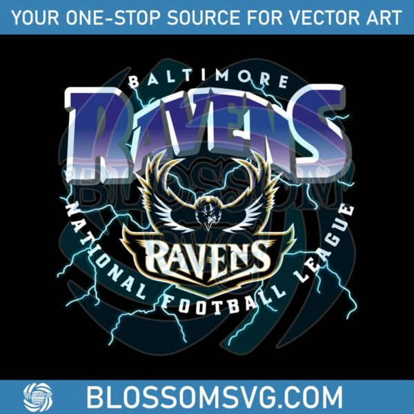 Baltimore Ravens National Football League Svg