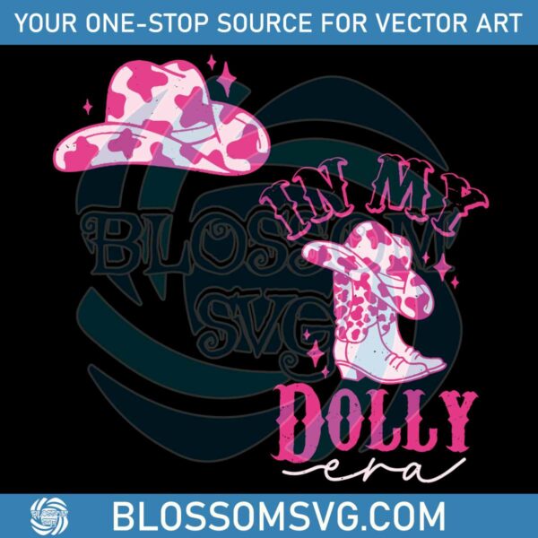 in-my-dolly-era-pink-cowgirl-boots-svg