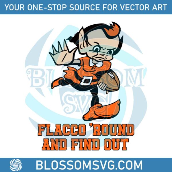 Flacco Round and Find Out Brownie the Elf SVG