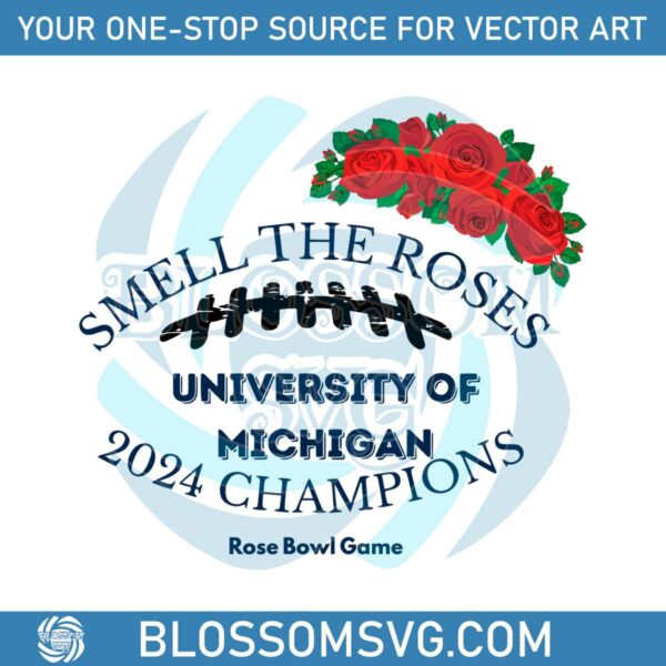 smell-the-roses-university-of-michigan-champions-svg