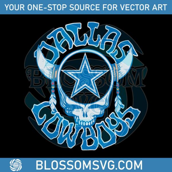 Dallas Cowboys x Grateful Dead SVG