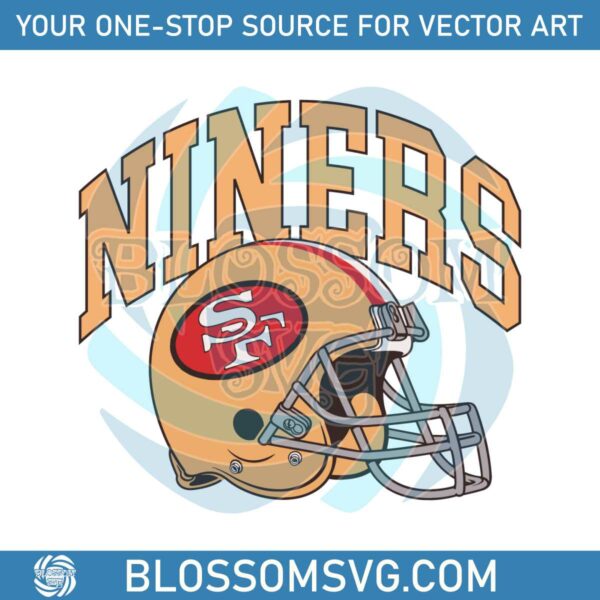 San Francisco 49ers Niners Helmet SVG