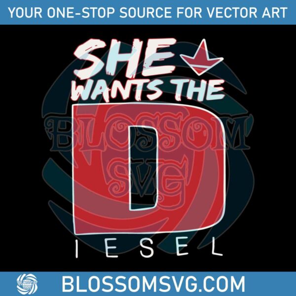 She Wants The Diesel Logo SVG