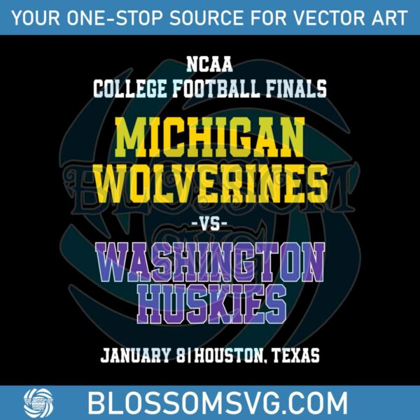 michigan-vs-washington-huskies-college-football-finals-svg