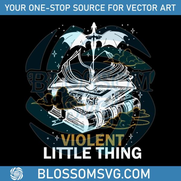 Violent Little Thing Dark Academia Mystical SVG