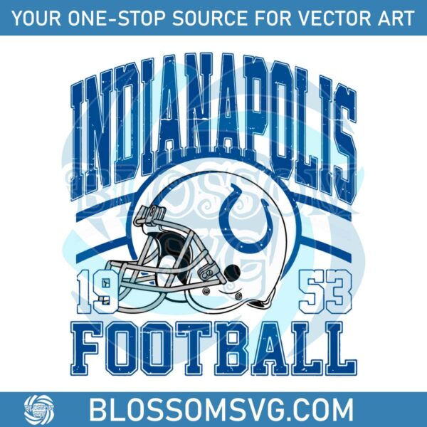 NFL Indianapolis Colts Football 1953 SVG
