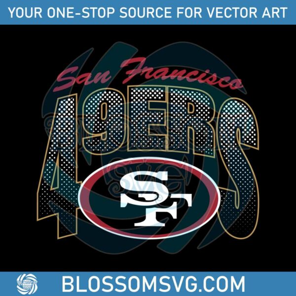 Vintage San Francisco 49ers Svg Digital Download