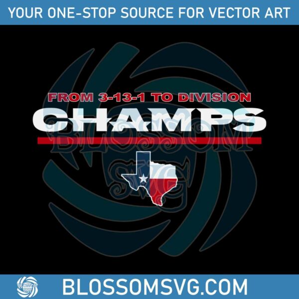 Houston Texans Divisions Champs SVG