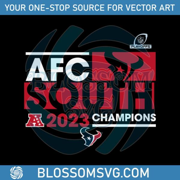 Houston Texans AFC South Champions SVG