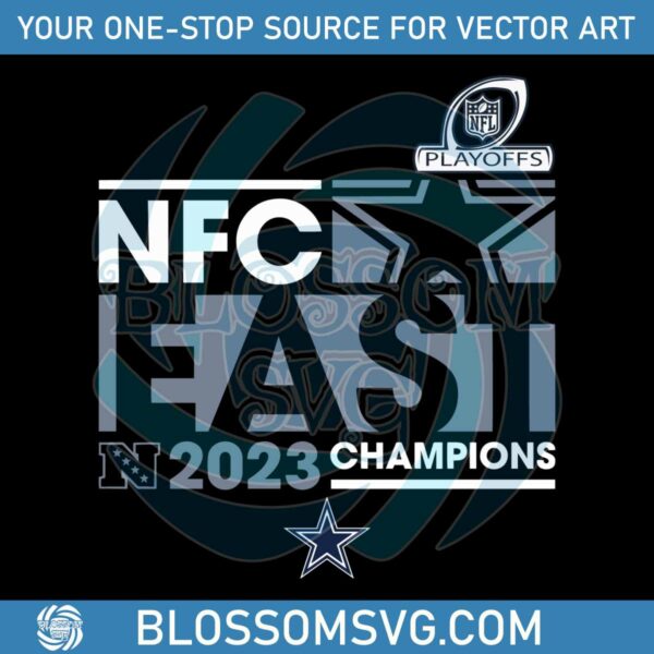 2023-nfc-east-division-champions-cowboys-svg