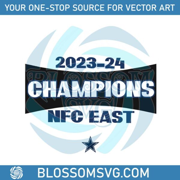 NFC East Champion Dallas Cowboys SVG