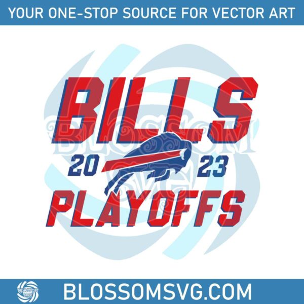 Buffalo Bills 2023 NFL Playoffs SVG