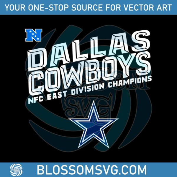 NFC East Division Champions Cowboys SVG