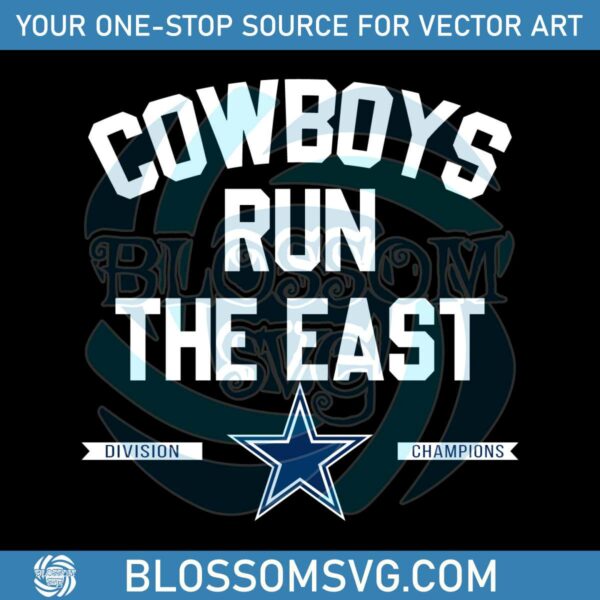 cowboys-run-the-east-division-champions-svg