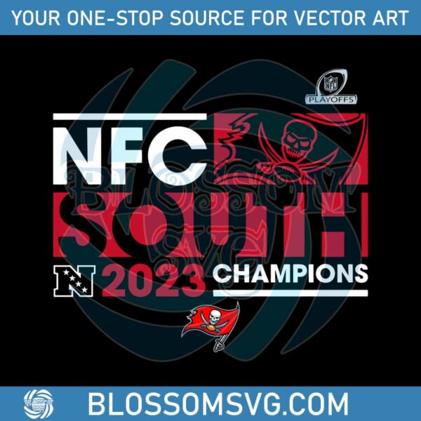 Buccaneers 2023 NFC South Division Champions SVG