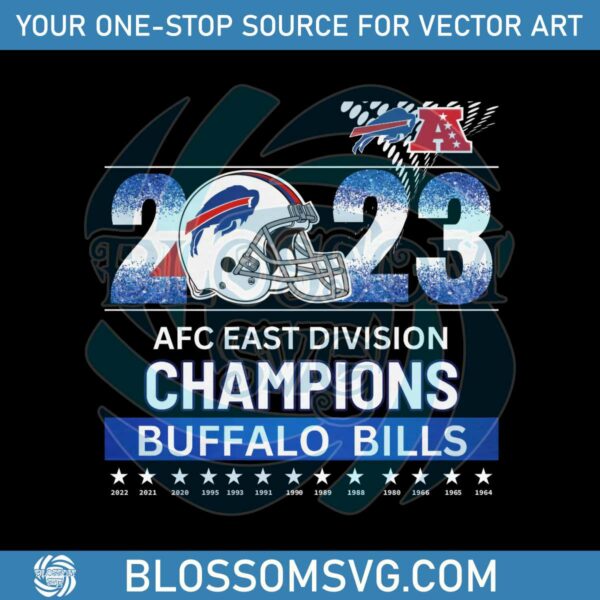 AFC East Champions 2023 Buffalo Bills PNG