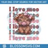 valentine-highland-cow-western-i-love-you-png