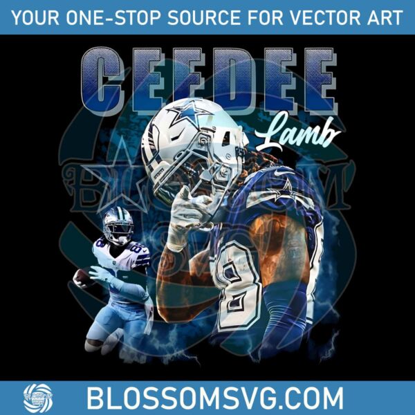 Dallas Cowboys Football Player CeeDee Lamb Png