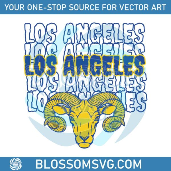 Los Angeles Rams Football Team SVG