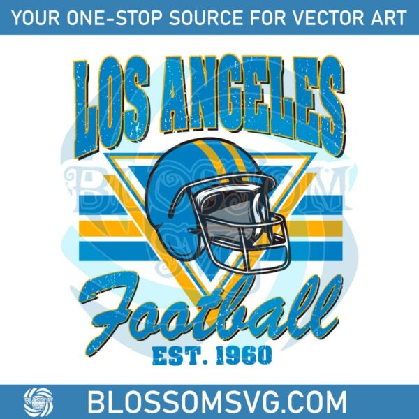 Retro Los Angeles Football NFL Team SVG