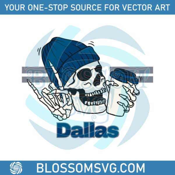 Skeleton Dallas Cowboys Football SVG