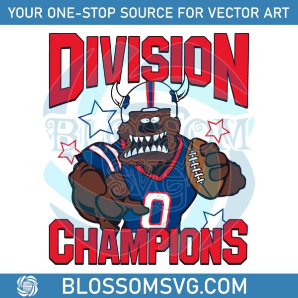 Buffalo Bills Division Champions Football Svg Digital Download