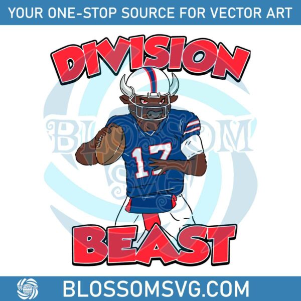 Division Beast Football Buffalo Bills Svg Digital Download