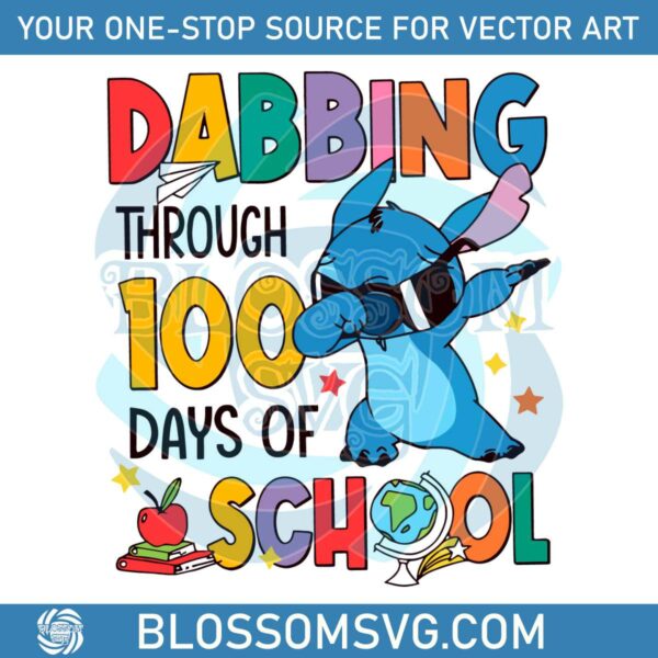 dabbing-through-100-days-of-school-svg