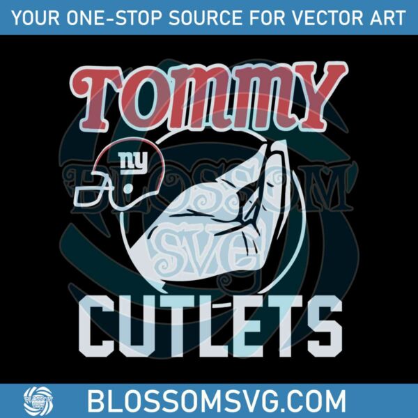 New York Giants Tommy DeVito Tommy Cutlets SVG