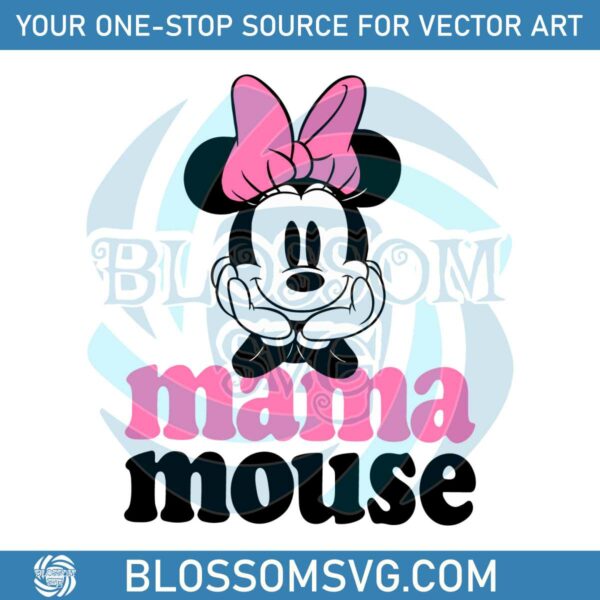Cute Mama Mouse Minnie SVG